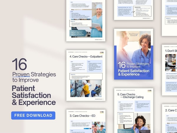 16 Proven Strategies to Improve Patient Satisfaction & Experience ebook