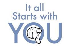 graphic that reads: it all starts with you