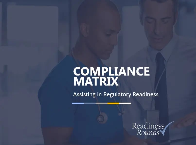 compliance matrix front page