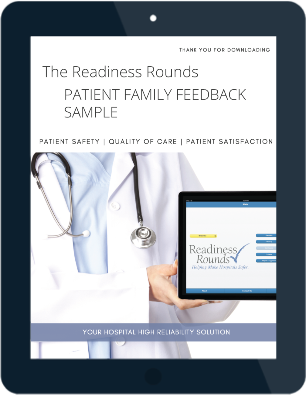 Readiness Rounds PFF Sample - iPad-Cover Page