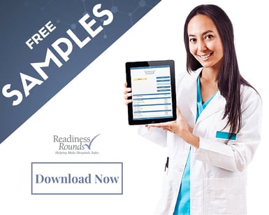 free sample checklists | readiness rounds